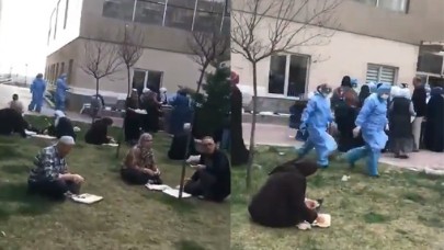 Karantinadaki Umrecilerin görüntüleri şaşırttı!