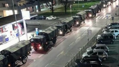 Koronavirüs dehşeti: Bu kamyonlar ceset taşıyor!