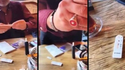 Skandal görüntüler: Ethem Sancak'ın yeğeni sosyal medyadan koronavirüs testi yaptı