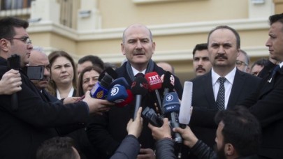 Soylu muhabirle tartıştı: İçişleri bakanı yalan söylüyor öyle mi?