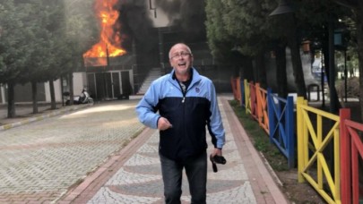 Beylikdüzü'nde korku dolu anlar: Uzun namlulu silahla iş yerini ateşe verdi