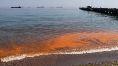 Marmara Denizi turuncuya döndü: Vatandaş tedirgin oldu!
