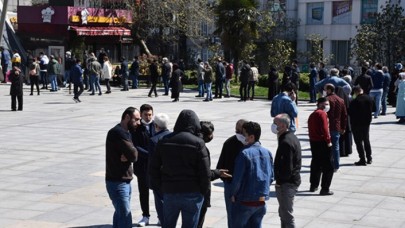 Sokağa çıkma yasağı öncesi vatandaşlar oraya akın etti!