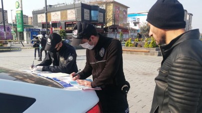 Sokağa çıkma yasağının ilk cezası bu vatandaşa kesildi
