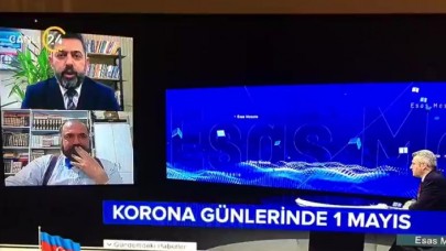 Kanal 24'te skandal görüntü: Herkesin önünde birasını yudumladı!