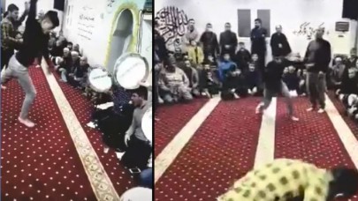 Burası Şanlıurfa: Koronavirüs salgını günlerinde dergahta toplu zikir yaptılar!