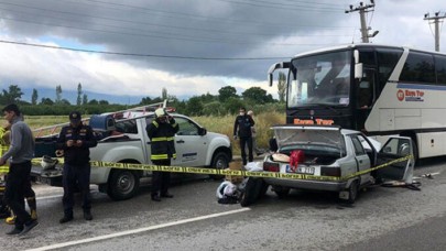 Orhangazi'de feci kaza: İsmigüzel Şahin öldü