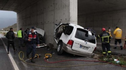 Tosya'da feci kaza: Fatma Aygün ve Mustafa Aygün öldü