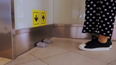 Türkiye'de ilk kez kullanlmaya başlıyor: Ayakla çağrılan asansör!