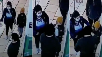 Ateş ölçer ile dezenfektanı karıştıran güvenlik görevlisi çocuğun gözüne dezenfektan sıktı!