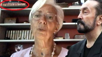 Avrupa Merkez Bankası Başkanı'nın kitaplığında dikkat çeken Adnan Oktar detayı!