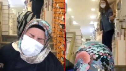 Ayakkabı için itilen anne,  kızından değil görüntüyü çekenden şikayetçi oldu