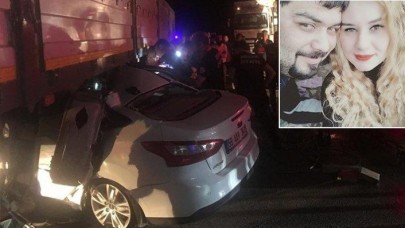 Bir gün önce otomobil alan Çağrı Cesur ve Gizem Cesur,  kazada öldü