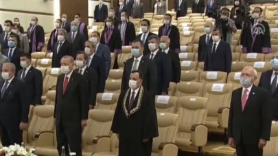 Erdoğan'ın da katıldığı toplantıda Anayasa Mahkemesi Başkanı Zühtü Arslan'dan kritik açıklamalar