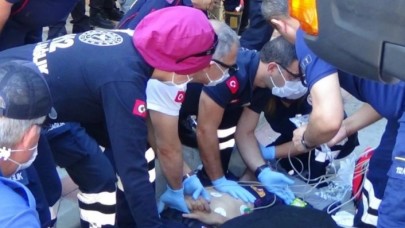 İtfaiye eri Uğur Çetin kalp masajı ile hayata döndürüldü