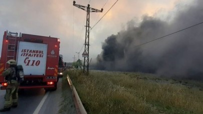 Başakşehir'de yangın çıktı