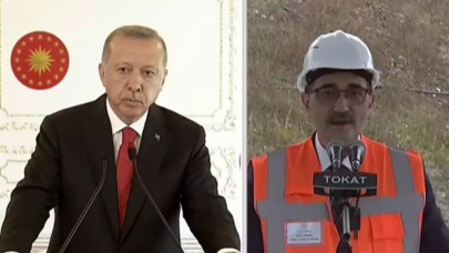 Erdoğan canlı yayında Bakan Dönmez'e çıkıştı: Müsaade edin de konuşmamı yapayım