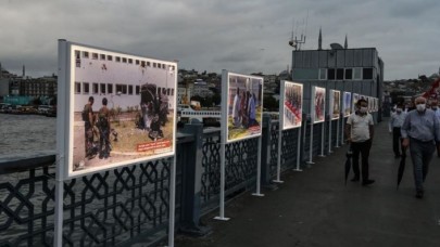 Galata Köprüsü'nde '15 Temmuz İstiklal Sergisi' açıldı