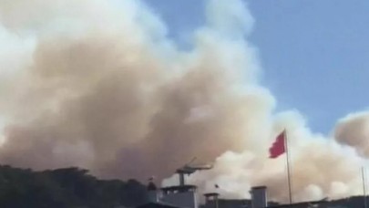 Heybeliada'da orman yangını