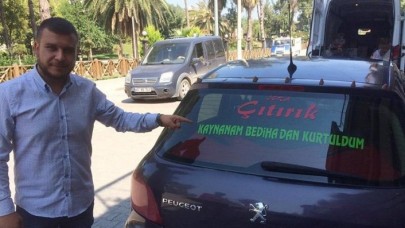 Hüseyin Çıtırık,  boşanınca arabasına 'Kaynanam Bediha'dan kurtuldum' yazdırdı