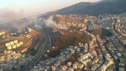 İzmir'de korkutan yangın