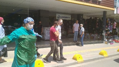 Kendisine 'Maske tak' diyen mağaza müdürü Salih Ergün'ü dövdü