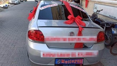 Koronavirüs süreci gelin arabalarına da yansıdı: Gören dönüp bir daha baktı!