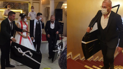 Otomobil tutkunu gence düğününde ilginç hediye: Görenler inanamadı!