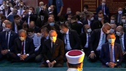 86 yıl sonra bir ilk: Ayasofya Camii'nde tarihi anlar!