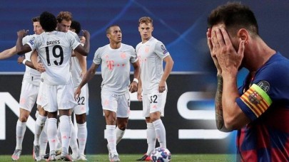 Barcelona Barcelona olalı böyle eziyet görmedi: Bayern Münih ezdi geçti