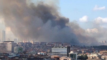 Bir yangın da İstanbul'da çıktı