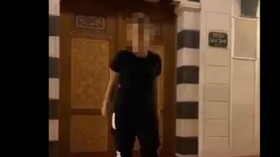 Camide video çekip,  TikTok'ta yayınlayan kadın gözaltına alındı