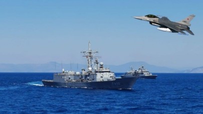 Ege'de sıcak saatler: Jetler havalandı,  savaş gemileri harekete geçti