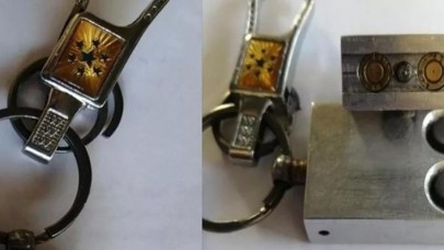 Gaziantep'te araç kumandası şeklinde silah ele geçirildi