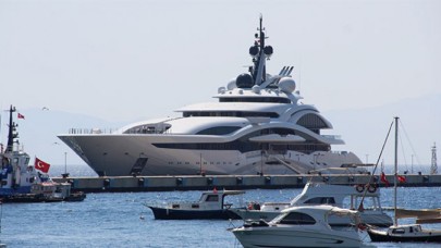 Katar Emiri'nin 300 milyon dolarlık süper lüks yatı Bodrum'da