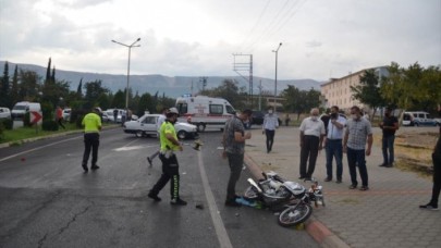 Ters yola giren araba motosiklete çarptı: Samet Kozdibi öldü