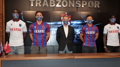 Trabzonspor,  transferde şov yaptı: 4 imza birden