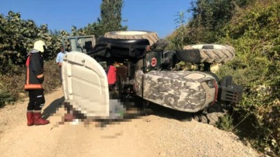 Traktörün altında kalan Mehmet Başlı ve eşi Müşerref Başlı öldü