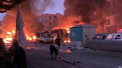 Afrin'de bombalı araç patladı: 5 ölü,  22 yaralı