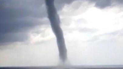 Gazipaşa'da korkutan hortum