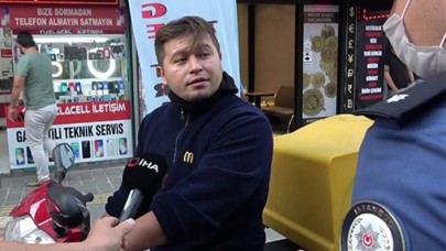 Hem maske takmadı hem polisi tehdit etti: "Sen zor kullan o zaman görüşürüz"