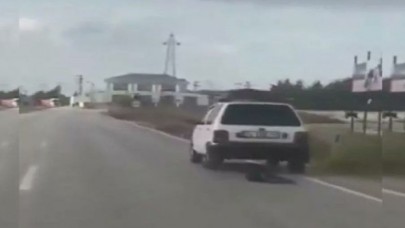 İstanbul'da dehşete düşüren görüntü: Köpeği aracının arkasına bağlayıp sürükledi