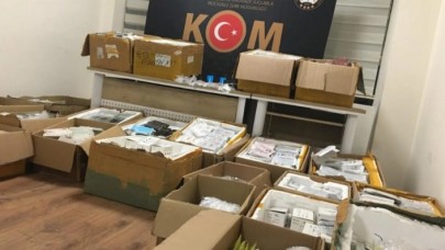 Kahramanmaraş'ta telefon operasyonu: Değeri 5 milyon lira