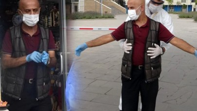 Koronavirüslü olmasına rağmen dükkanını açan esnaf savunmasıyla pes dedirtti