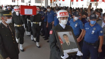 Şehit Uzman Onbaşı Serdar Aslan Gaziantep'te son yolculuğuna uğurlandı