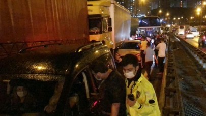 TEM’de 28 araç birbirine girdi