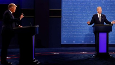 Trump ve Biden'dan canlı yayında inanılmaz sözler: Putin'in köpeği,  palyaço! Oğlu kokain kullanıyor!