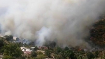 Anamur'da yangın büyüyor: 50 ev boşaltıldı