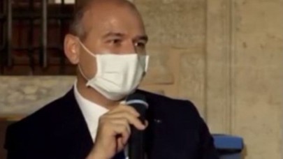 Bakan Soylu konuşma yaptığı sırada gözyaşlarını tutamadı