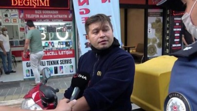 "Bana teşkilatın numarasını verin" sözleriyle gündem olmuştu! O kuryeye şok